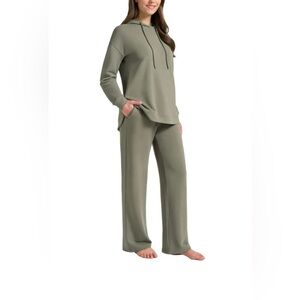 Cozy Olive Green Women's Lounge Set